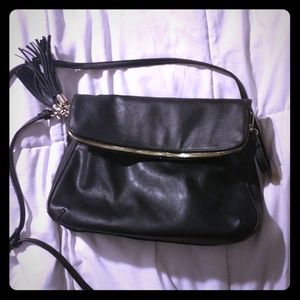 Black cross body (can convert to clutch too)